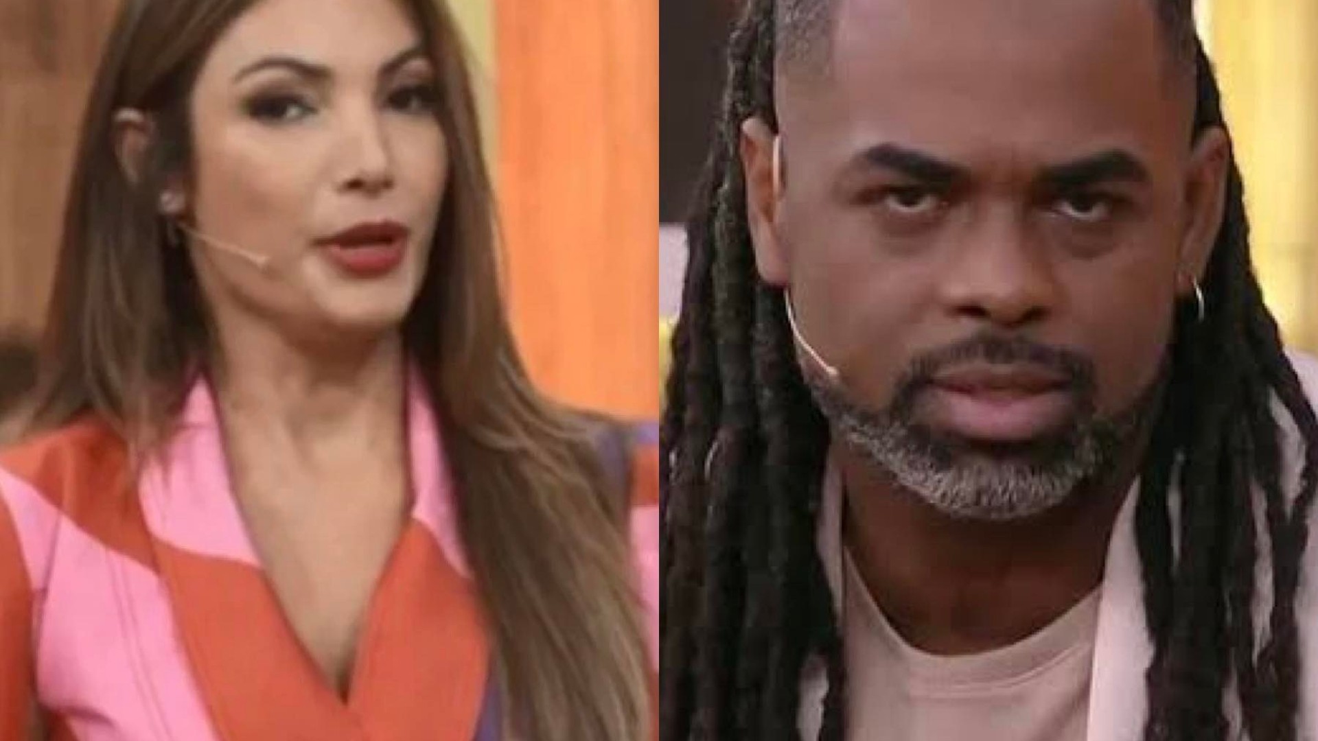 Patrícia Poeta e Manoel Soares no Encontro