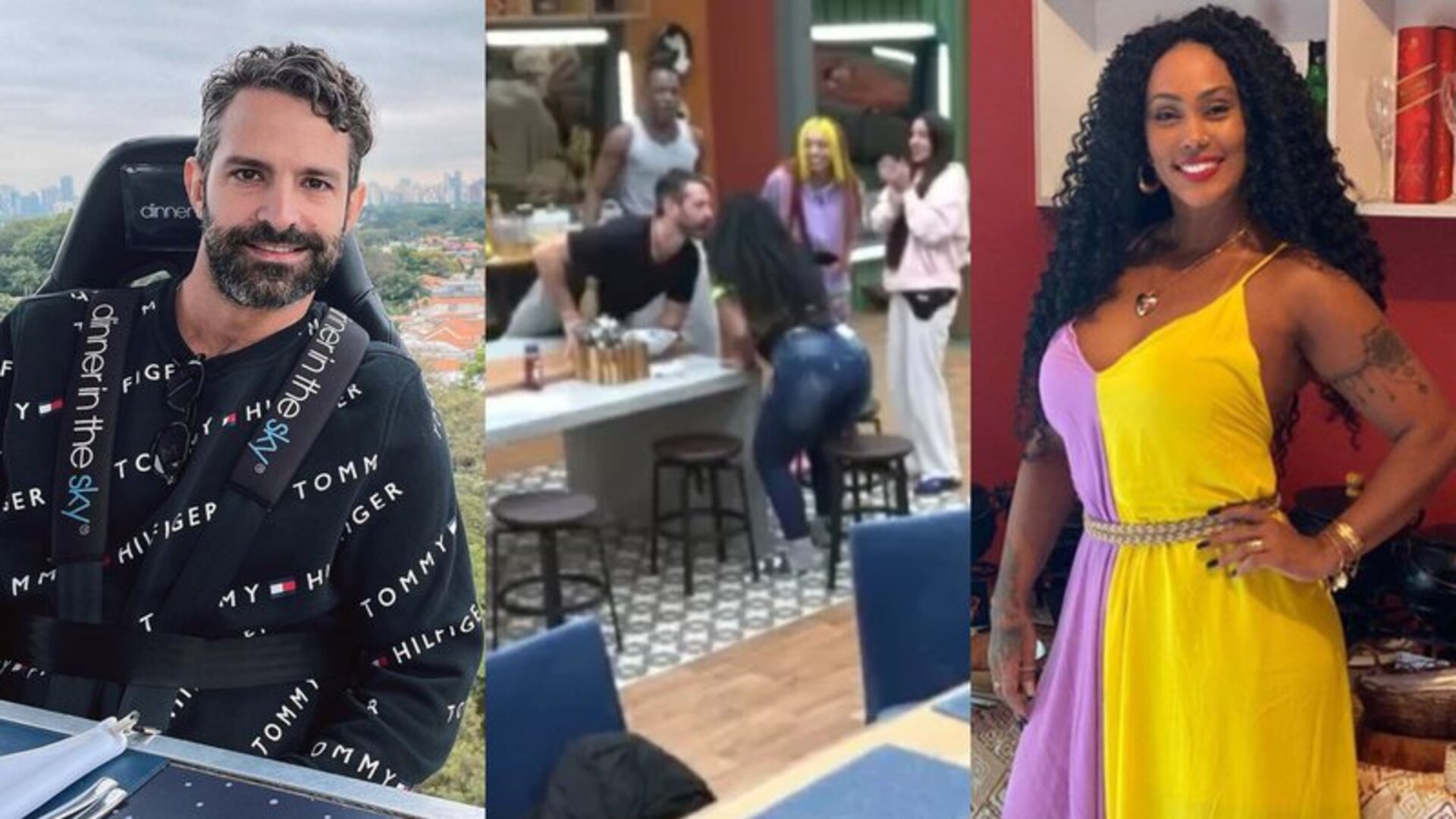 Iran Malfitano e Rosi em 'A Fazenda 14' (Reprodução/Instagram e PlayPlus)
