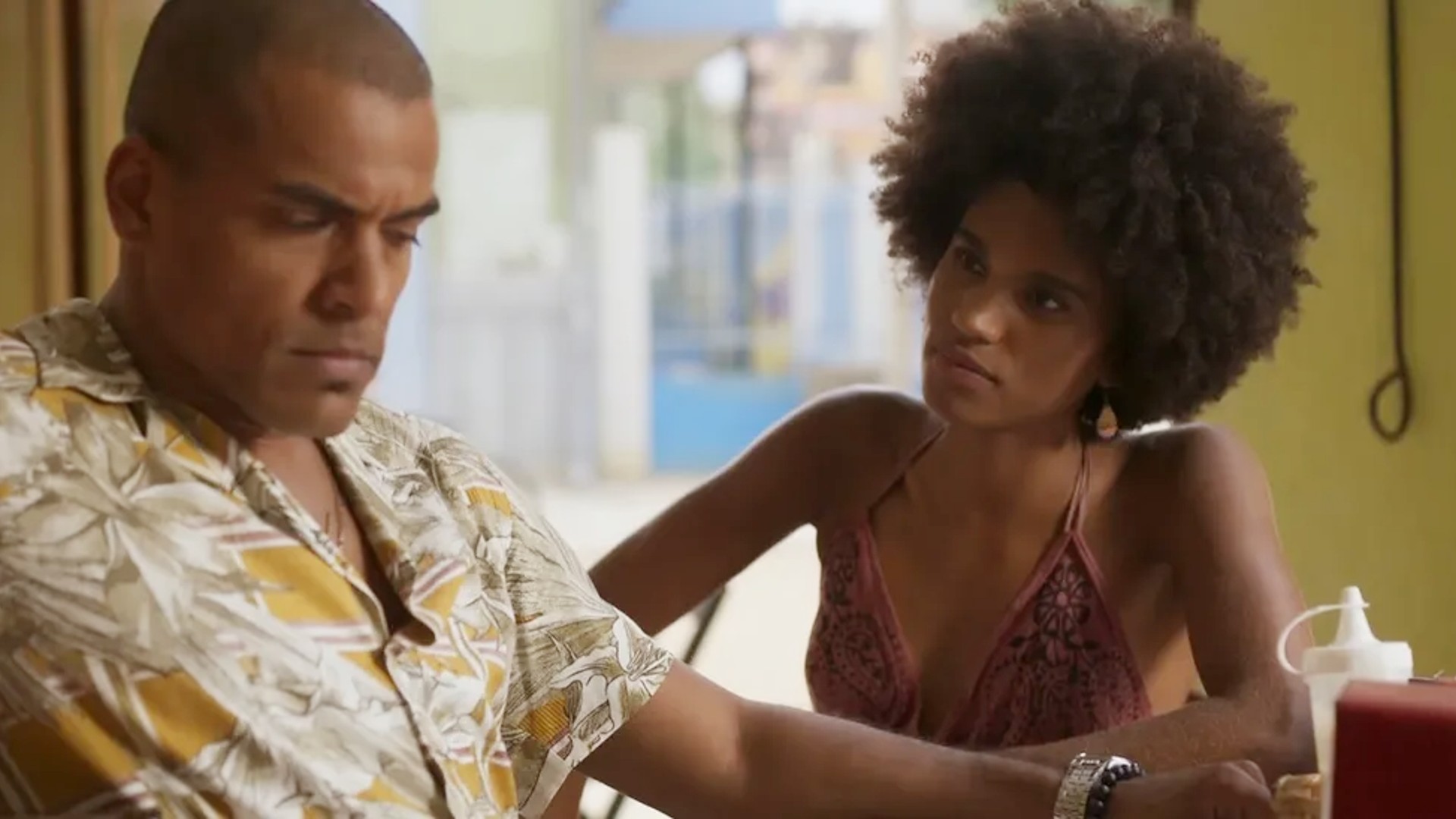 Vanclei e Lorena em 'Mar do Sertão' (Reprodução/TV Globo)