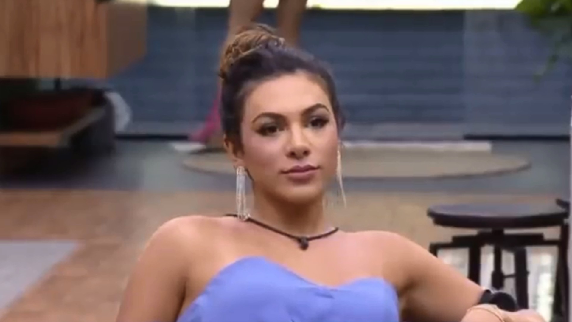 Pétala Barreiros em 'A Fazenda'. Reprodução/TV Record
