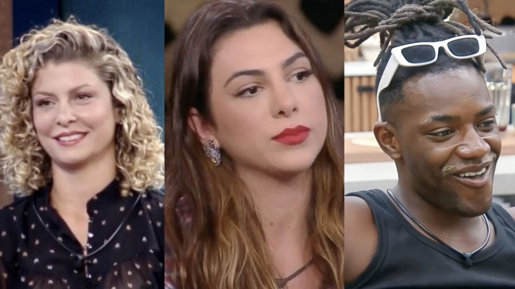 Bárbara Borges, Pétala Barreiros e Pelé Milflows em 'A Fazenda 14' (Reprodução/PlayPlus)