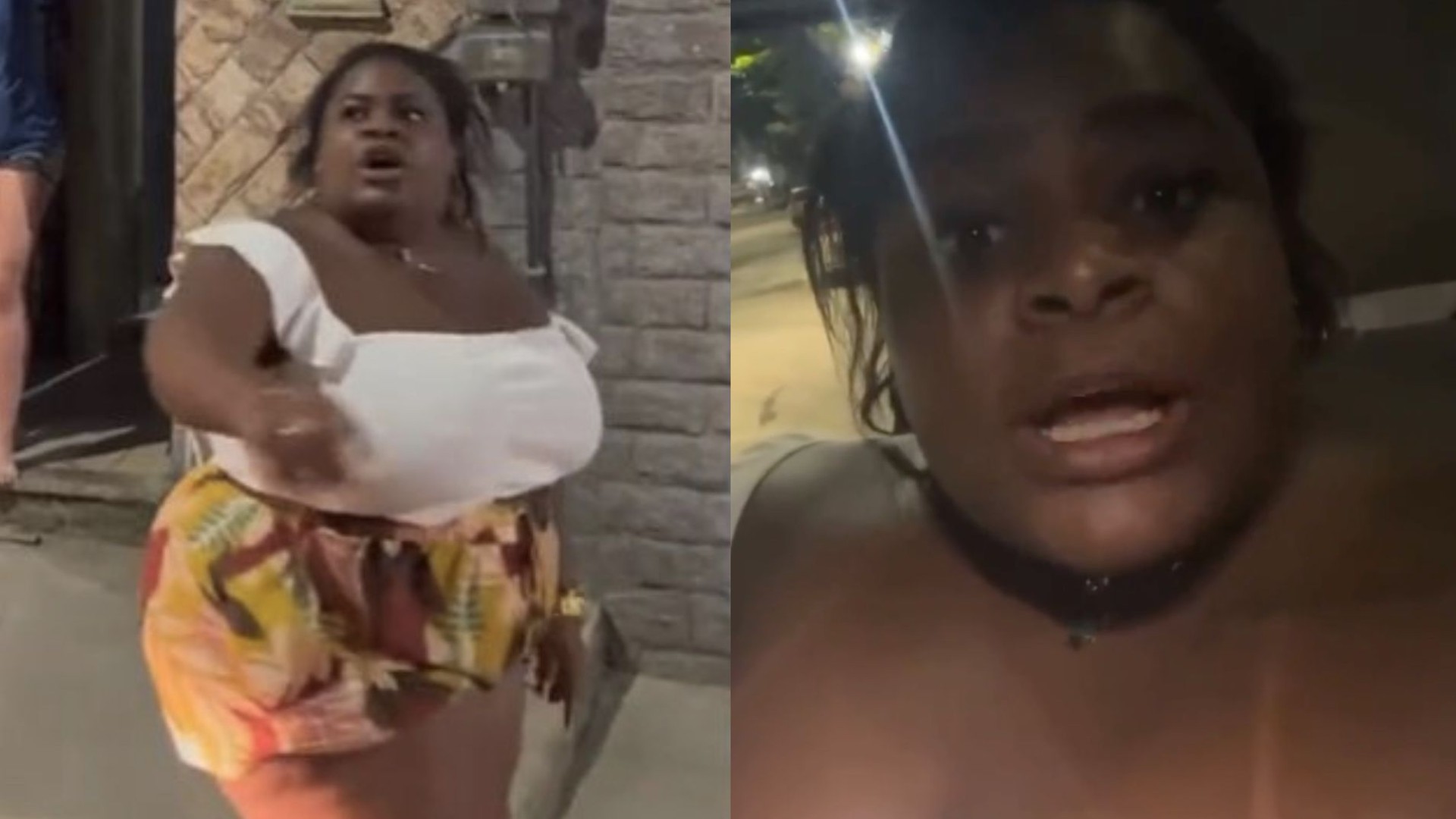 Jojo Todynho surge em portão de mulher que a ofendeu (Reprodução/Twitter)