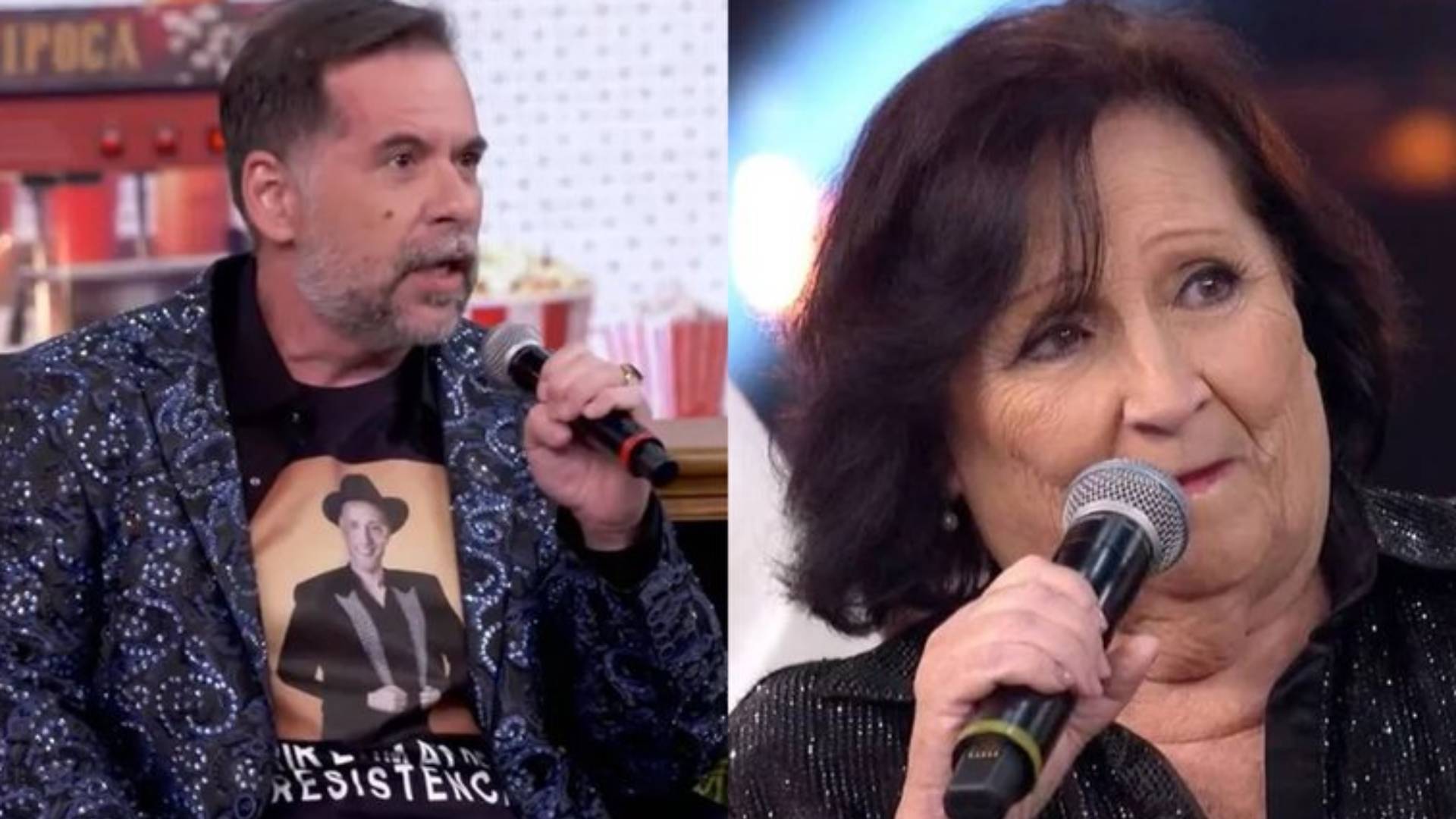 Leandro Hassum e Paulo Gustavo - Crédito: Reprodução/ TV Globo