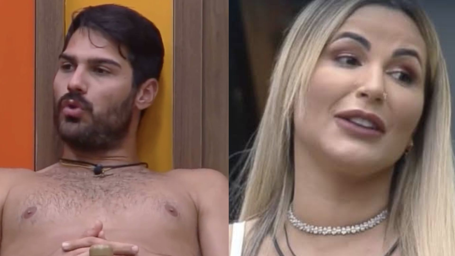 Shayan e Deolane Bezerra em 'A Fazenda 14' (Reprodução/PlayPlus)