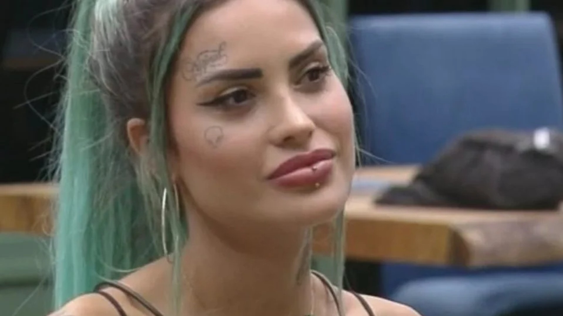 Tati Zaqui em 'A Fazenda 14' (Reprodução/PlayPlus)
