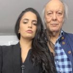 Fernanda Passos e Erasmo Carlos. Reprodução/Instagram