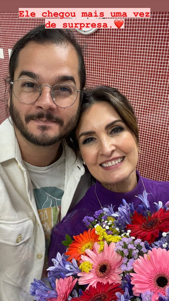 Túlio Gadelha e Fátima Bernardes. Reprodução/Instagram