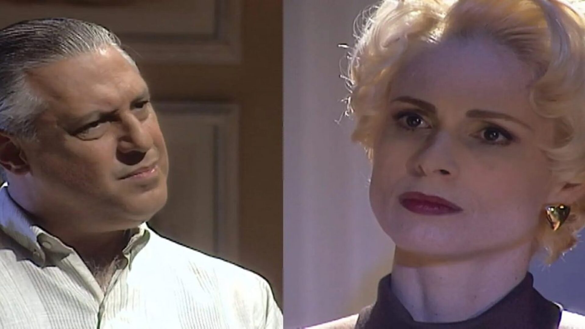 Bruno (Antônio Fagundes) e Léia (Silvia Pfeifer) em 'O Rei do Gado' - (Crédito: Divulgação/TV Globo)