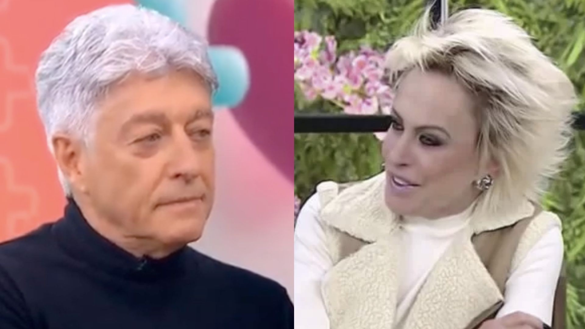Caco Barcellos e Ana Maria Braga no 'Mais Você' (Reprodução/TV Globo)