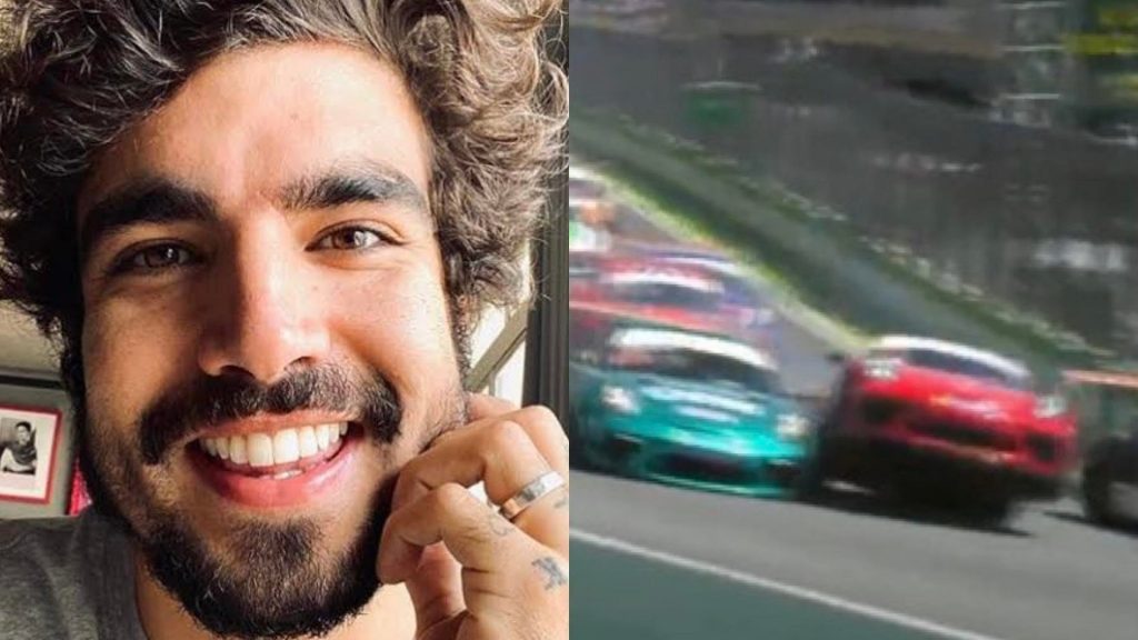 Caio Castro sofre acidente durante corrida em São Paulo
