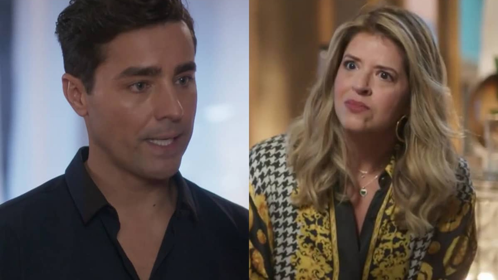 Danilo (Ricardo Pereira) e Rebeca (Mariana Santos) em 'Cara e Coragem'