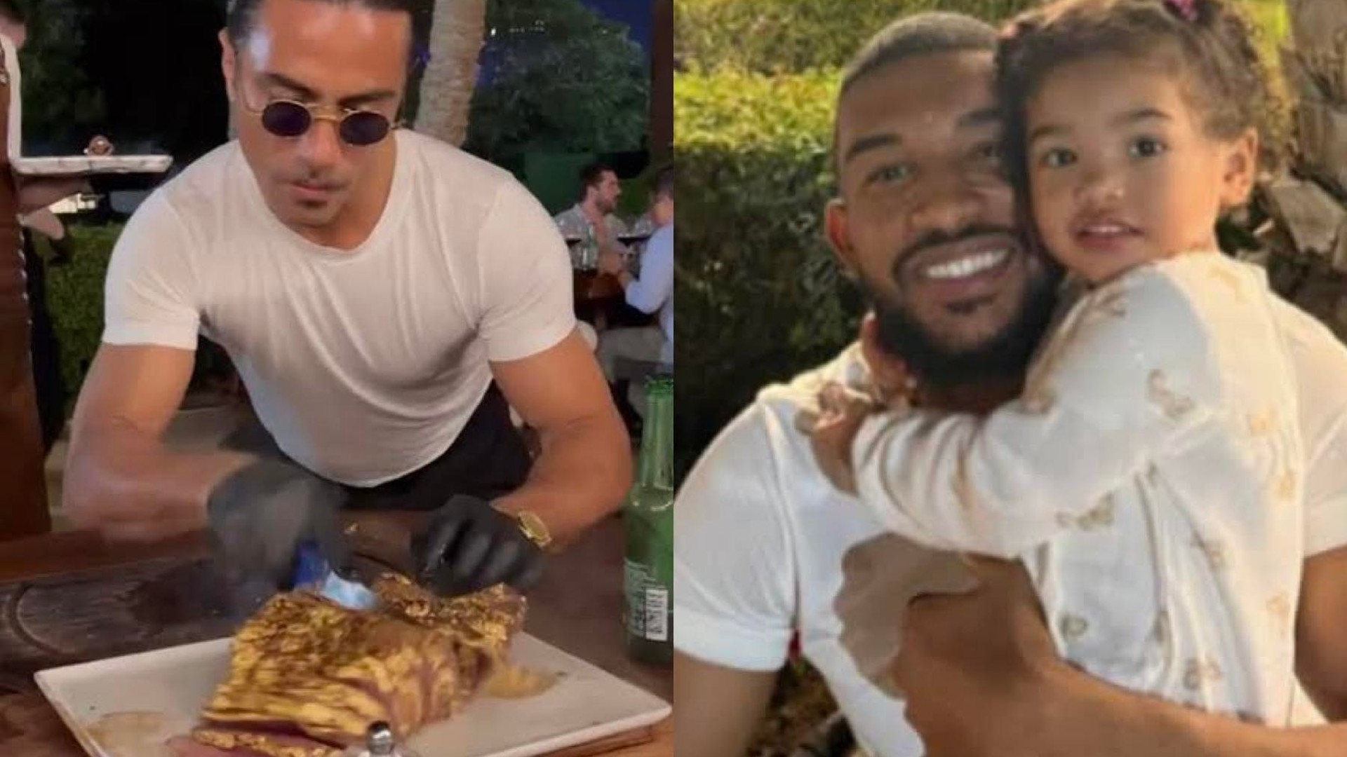 Jogadores da seleção brasileira comem carne folheada a ouro no Catar