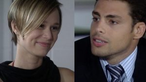 Lara e Halley em 'A Favorita' (Reprodução/TV Globo)
