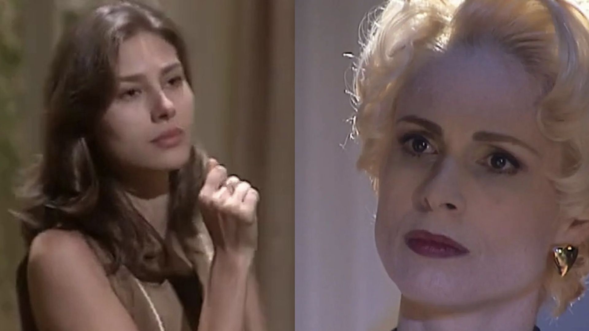 Lia e Léia em 'O Rei do Gado' (Reprodução/TV Globo)