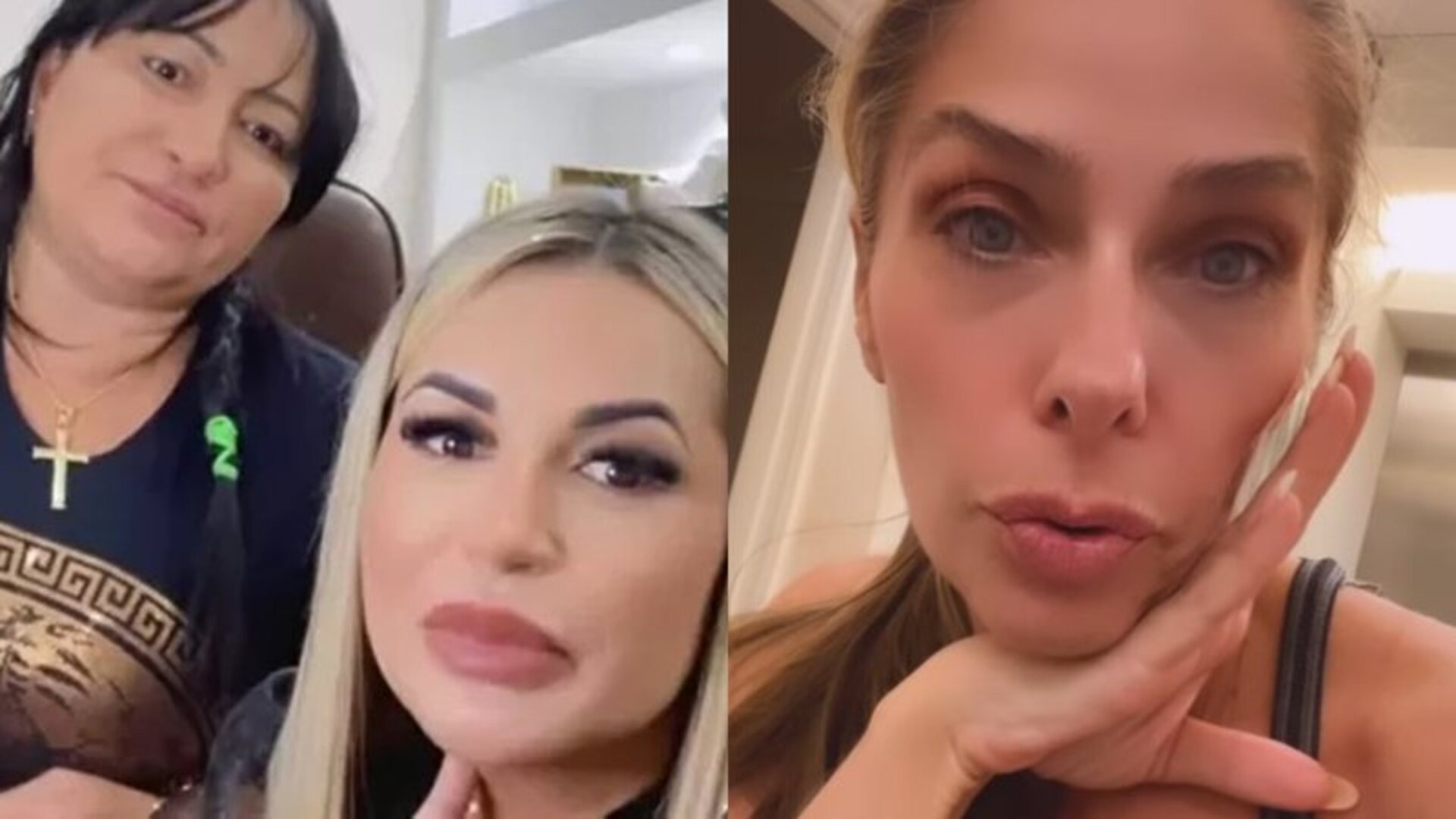Solange e Deolane Bezerra e Adriane Galisteu - (Crédito: Reproduções/Instagram)