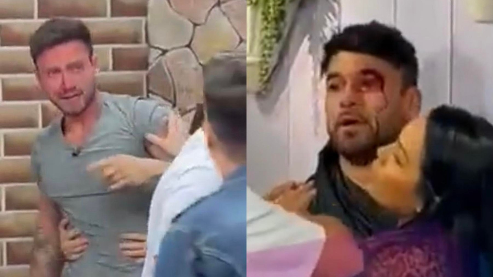 Vini e Hadson trocam socos em gravação da Record