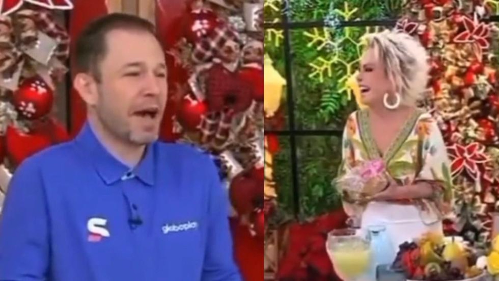 Ana Maria Braga e Tiago Liefert. Reprodução/TV Globo