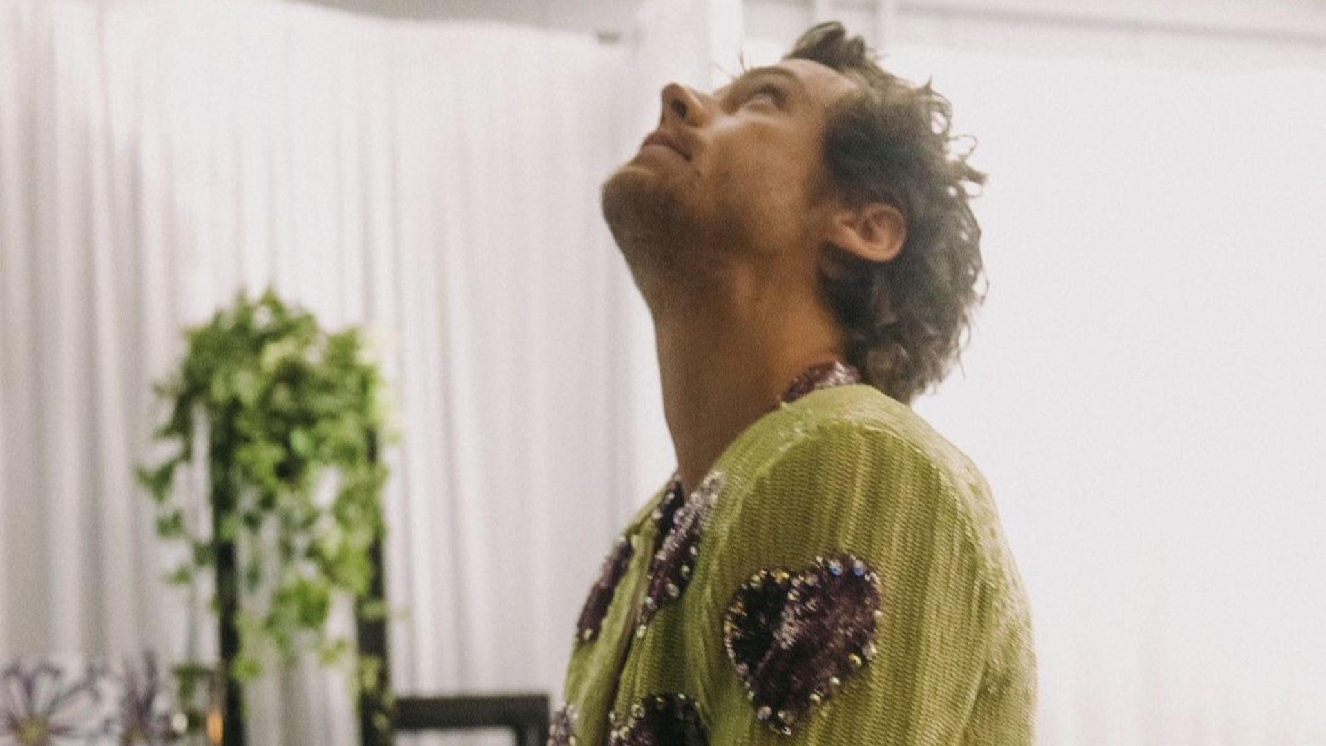 Harry Styles mostra a tatuagem do Brasil - (Crédito: Reprodução/Instagram)