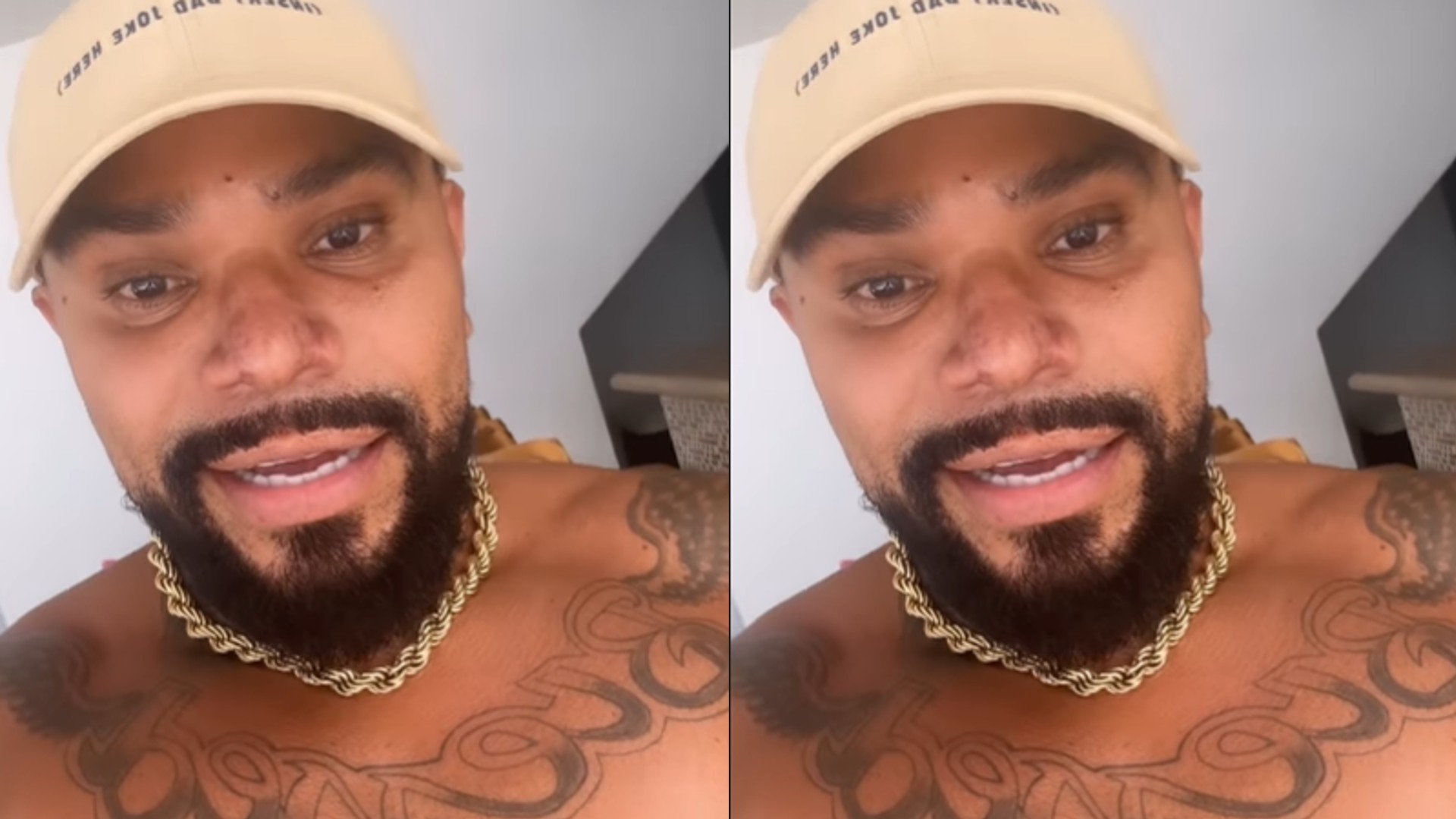 Naldo defende Moranguinho. Reprodução/Instagram