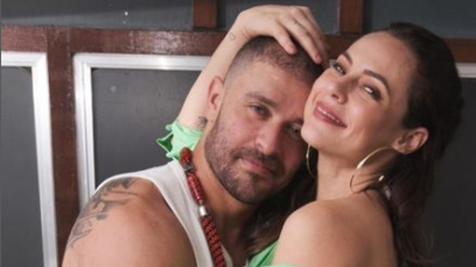 Paolla Oliveira e Diogo Nogueira. Reprodução/Instagram