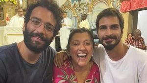 Humberto Carrão, Regina Casé e Thales Junqueira (Reprodução/ Instagram)