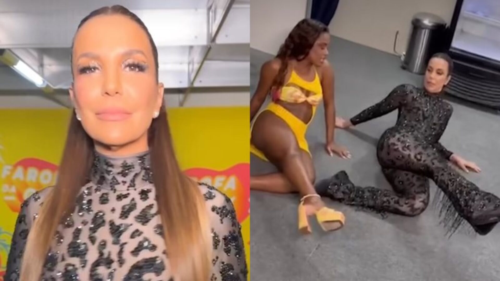 Ivete Sangalo e MC Rebecca - (Crédito: Reprodução/Instagram)
