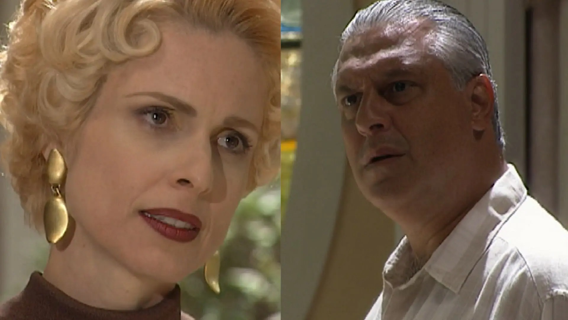 Léia e Bruno em 'O Rei do Gado' (Reprodução/TV Globo)