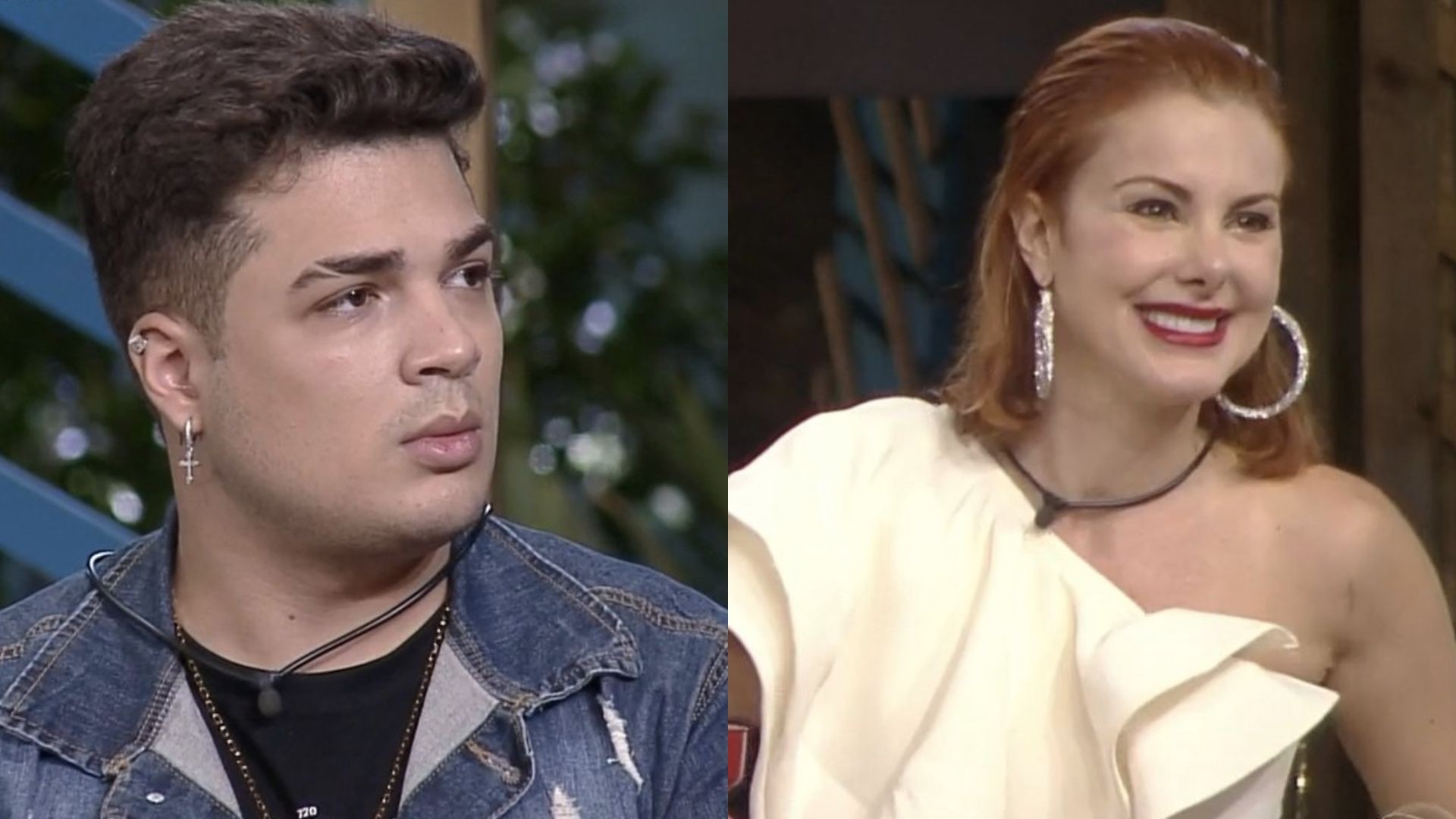 Lucas Santos e Deborah Albuquerque em 'A Fazenda 14' (Reprodução/Record TV)