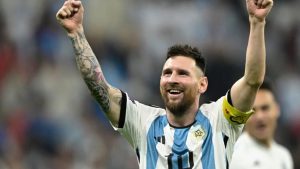 Lionel Messi, da seleção da Argentina