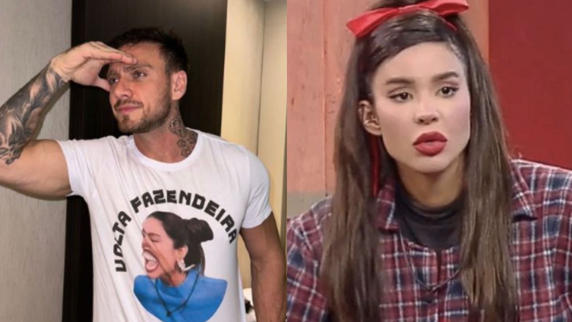 Vini Buttel e Kerline Cardoso (Reprodução: Instagram/PlayPlus)