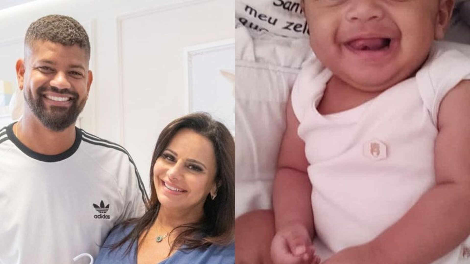 Viviane Araújo, Guilherme Militão e Joaquim - (Crédito: Reprodução/Instagram)
