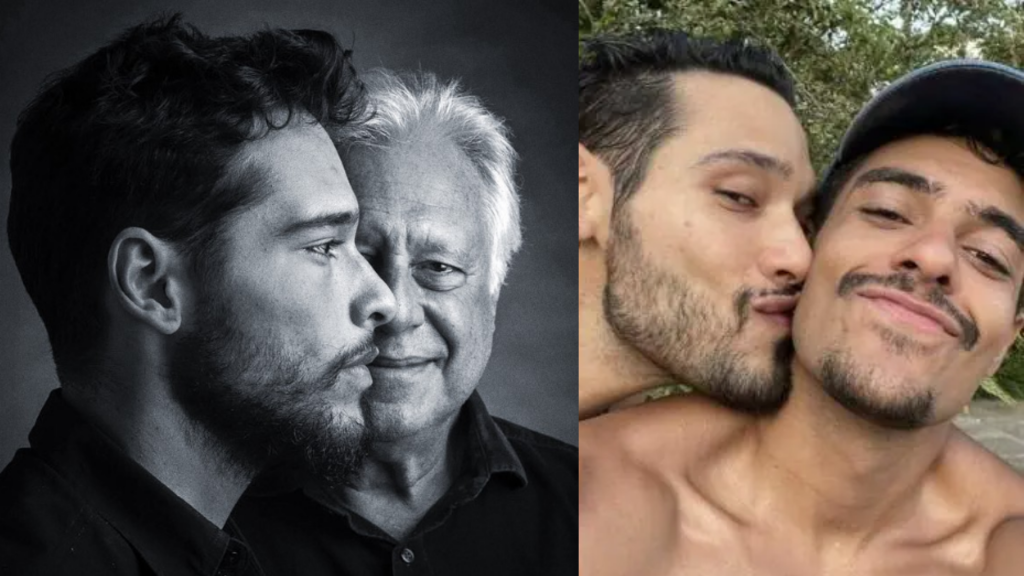 Antonio Fagundes e o filho (Reprodução/Instagram)