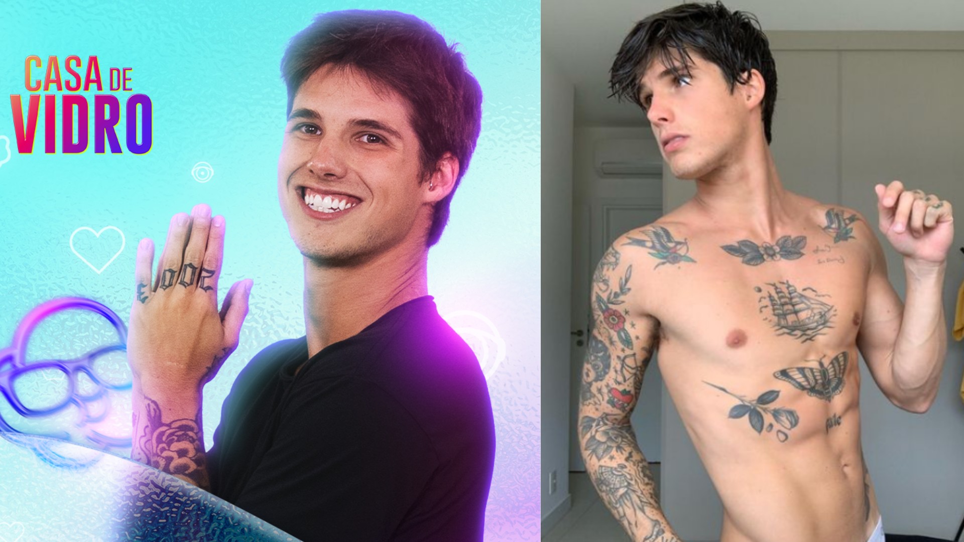 Gabriel - BBB. (Reprodução/TV Globo/Instagram)