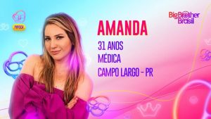 Amanda é a última pipoca anunciada no 'BBB 23'