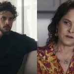 Ari e Núbia em 'Travessia' (Reprodução/TV Globo)