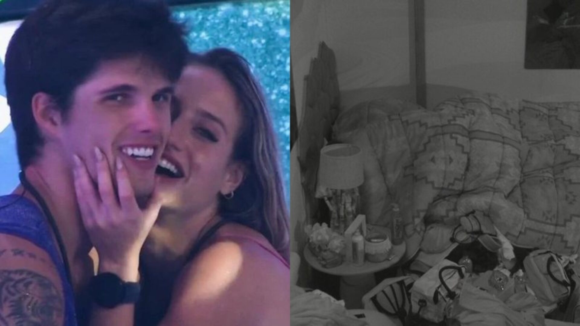 Bruna Griphao e Gabriel Tavares no 'BBB23' - (Crédito: Reprodução/Rede Globo)