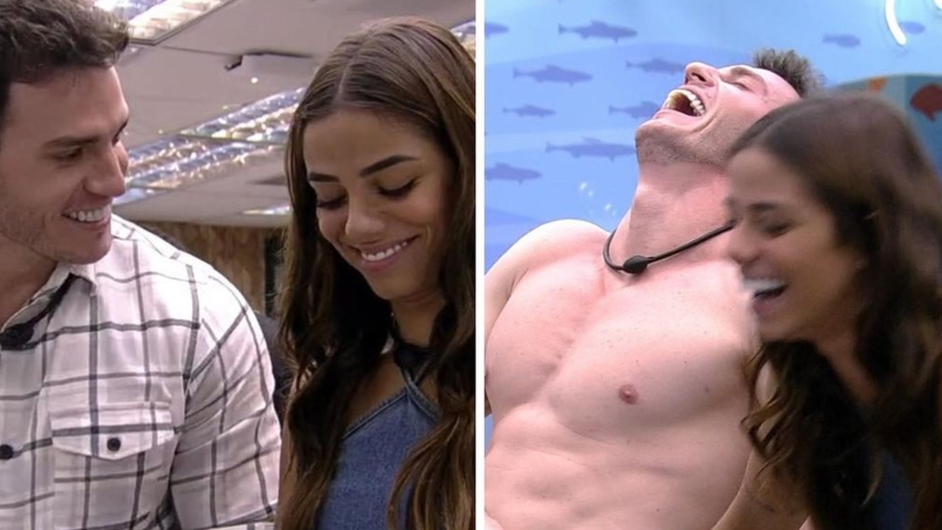 Gustavo e Key Alves (Reprodução/Globo)