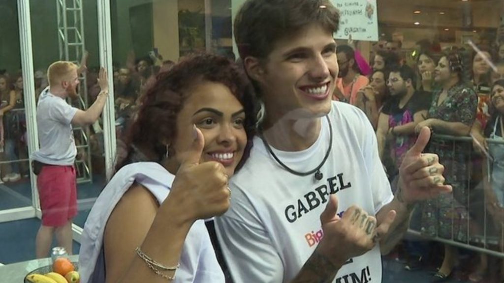 Gabriel e Paula - Crédito: Reprodução/ TV Globo