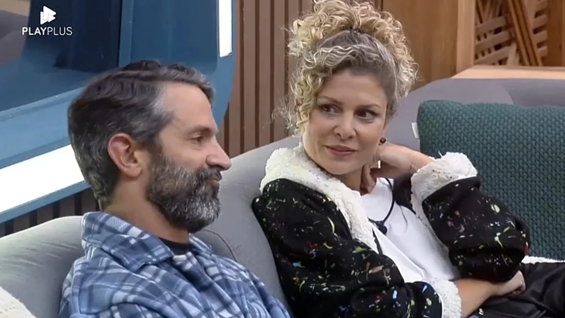 Iran Malfitano e Bárbara Borges em 'A Fazenda 14' (Reprodução/PlayPlus)