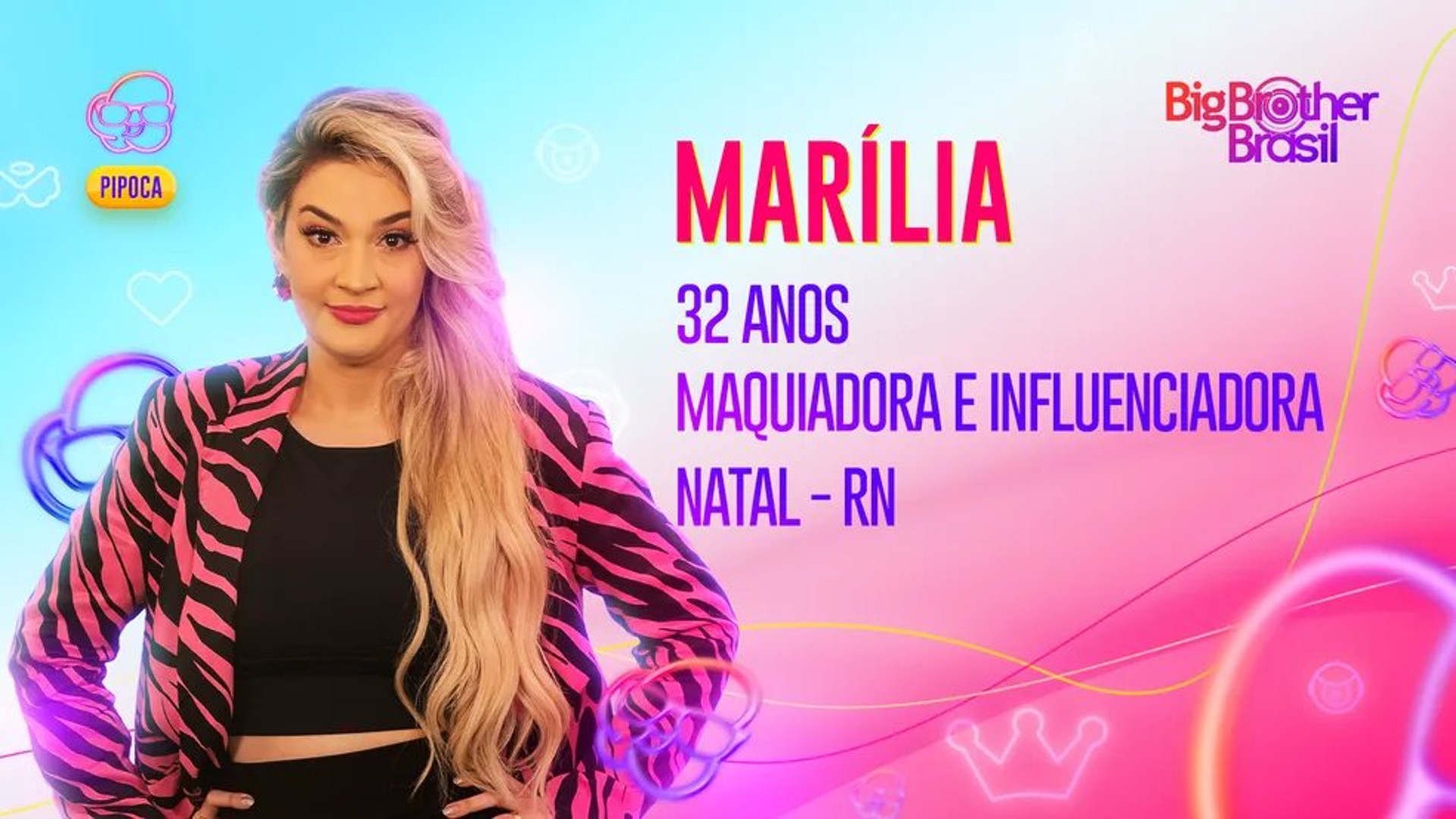Marília é anunciada como participante do 'BBB 23'