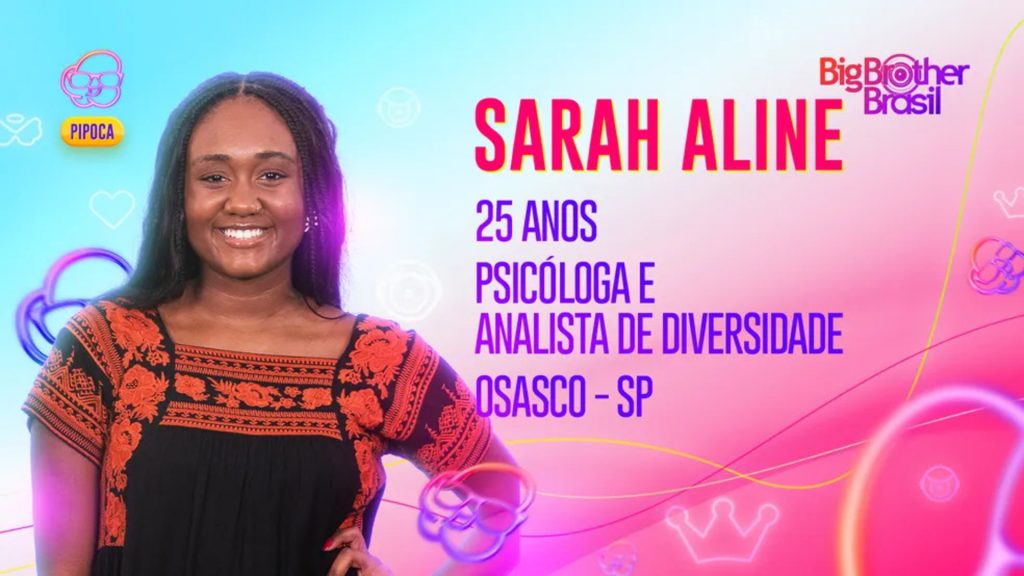Sarah Aline - (Crédito: Reprodução/TV Globo)