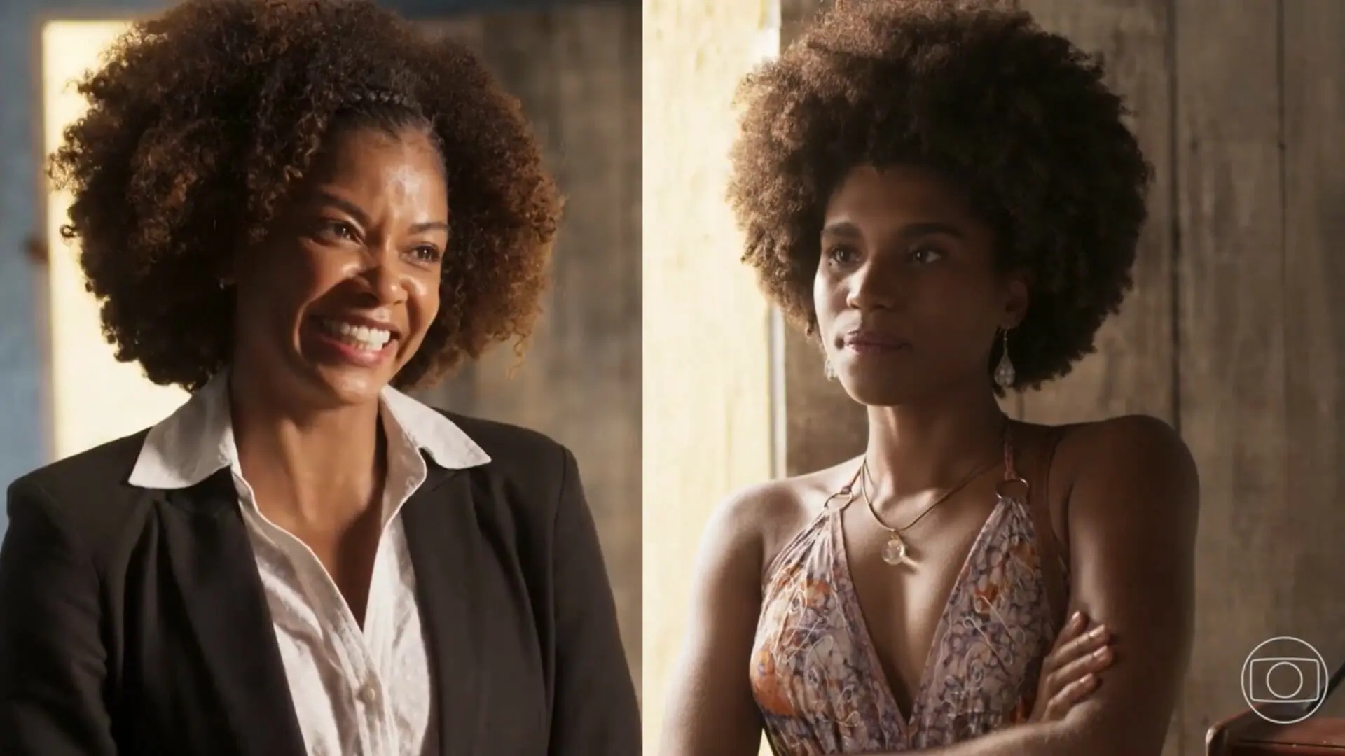 Dagmar e Lorena (Reprodução/Globo)
