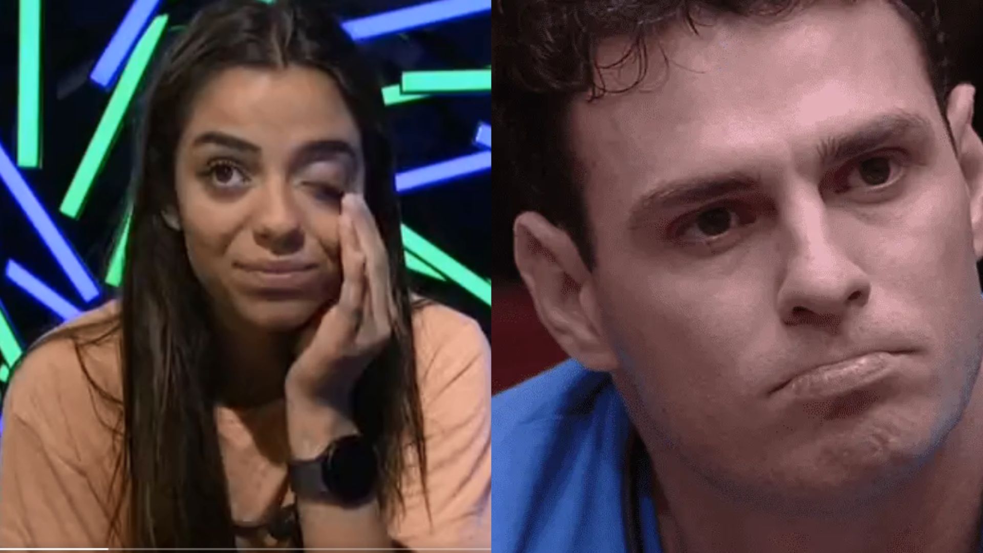 Key e Gustavo Cruz Reprodução/TV Globo