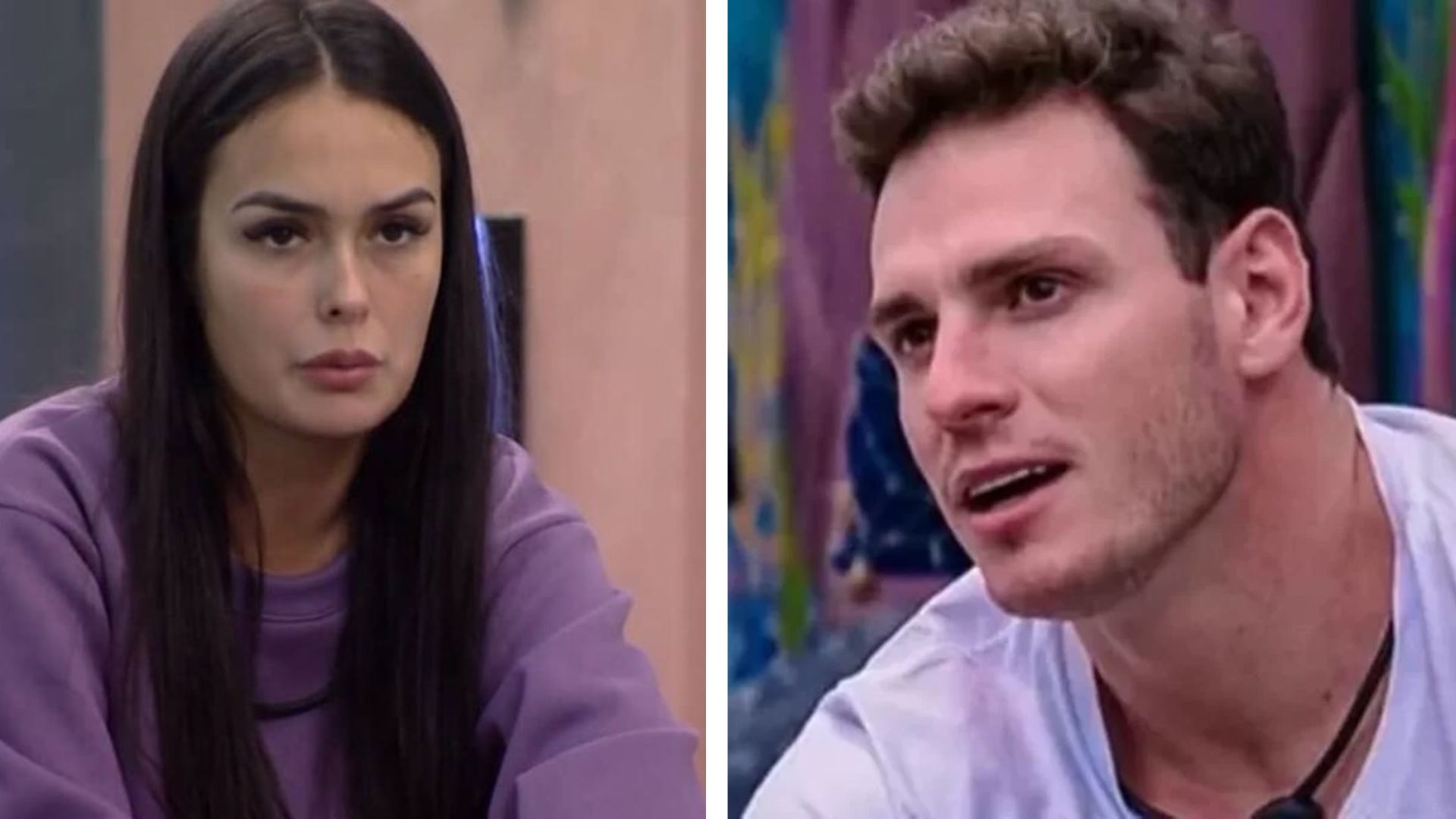 Larissa e Gustavo BBB. (Reprodução/TV Globo)