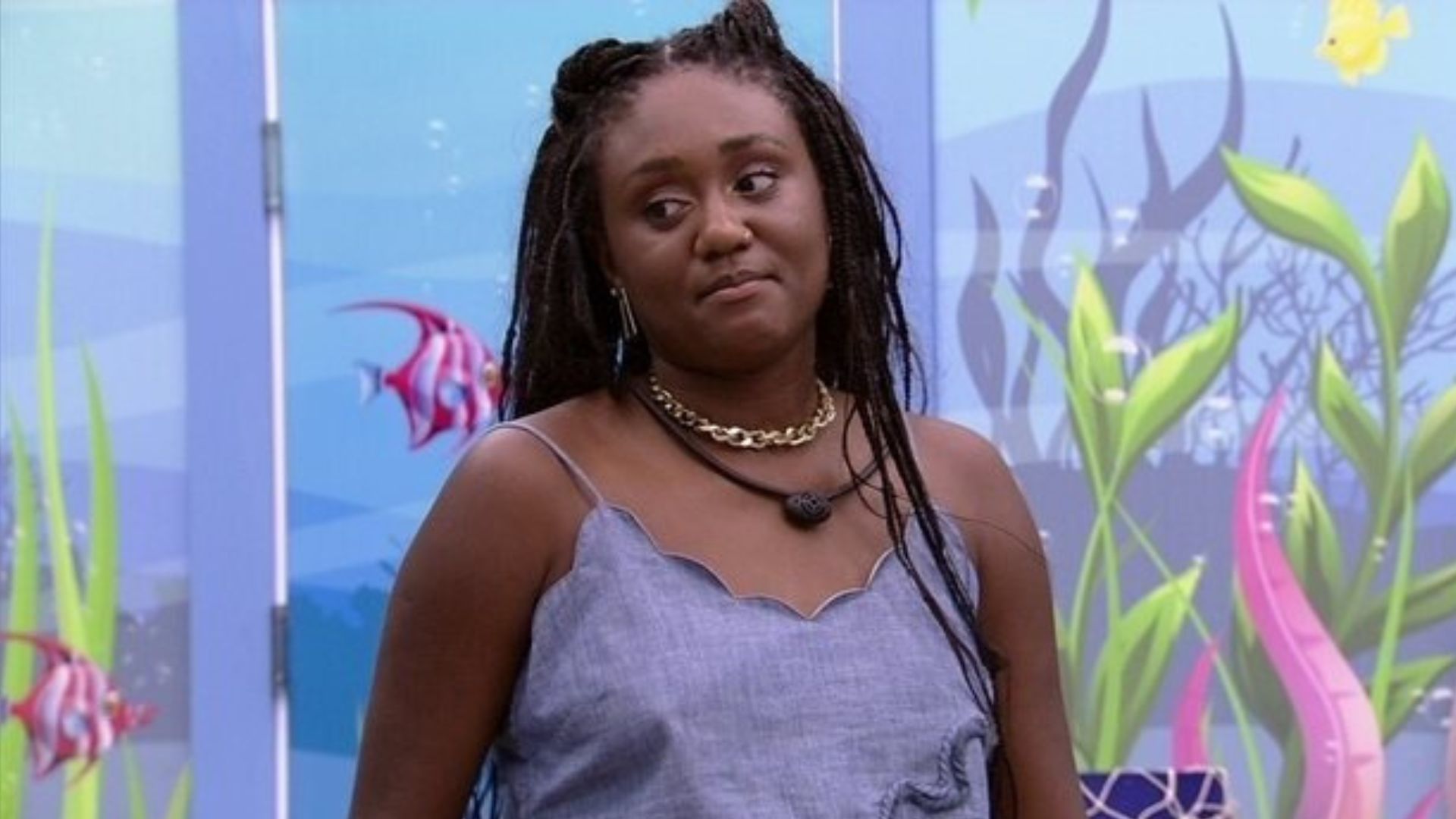Sarah Aline no 'BBB 23'. Reprodução/Globoplay