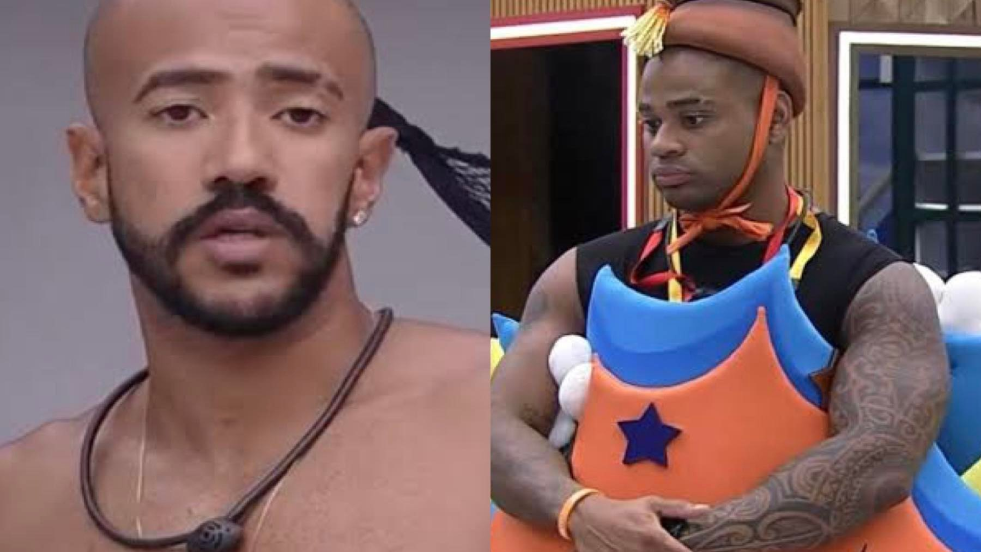 Ricardo e Cezar Black no 'BBB 23'