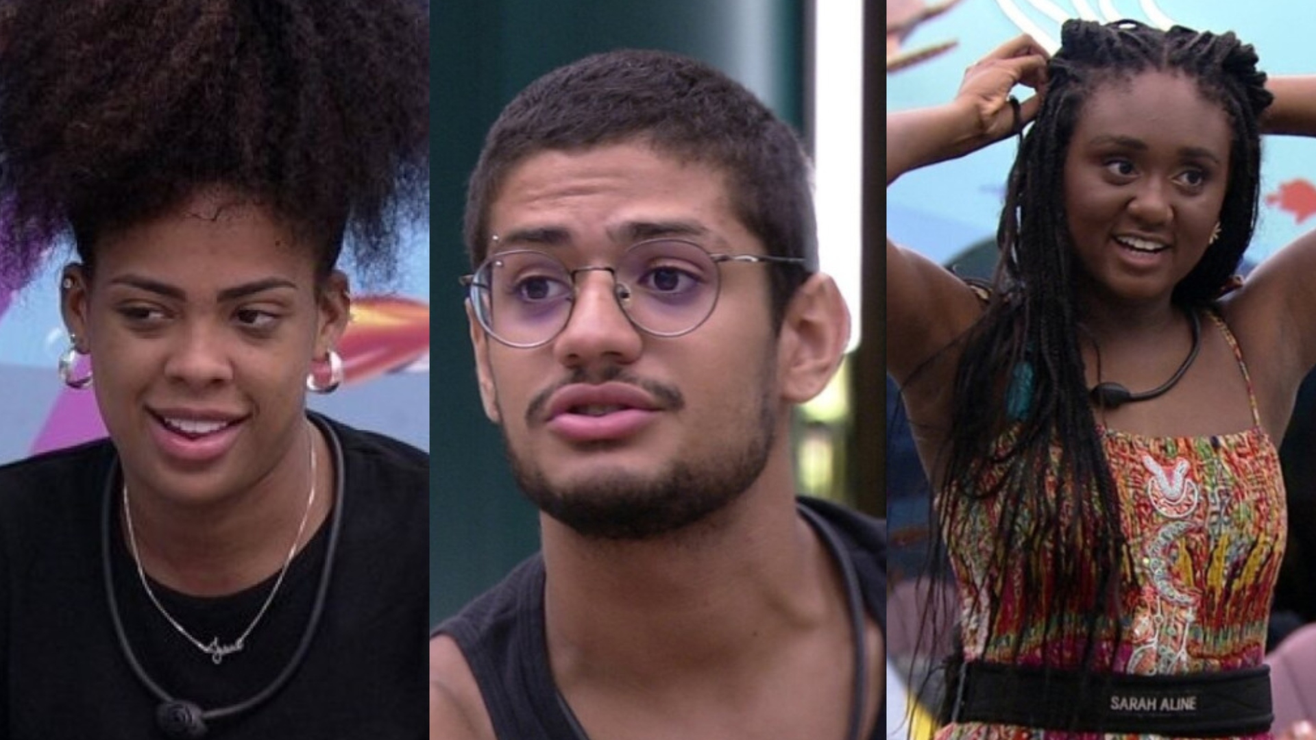 Marvvila, Gabriel e Sarah Aline (Reprodução/Globo)