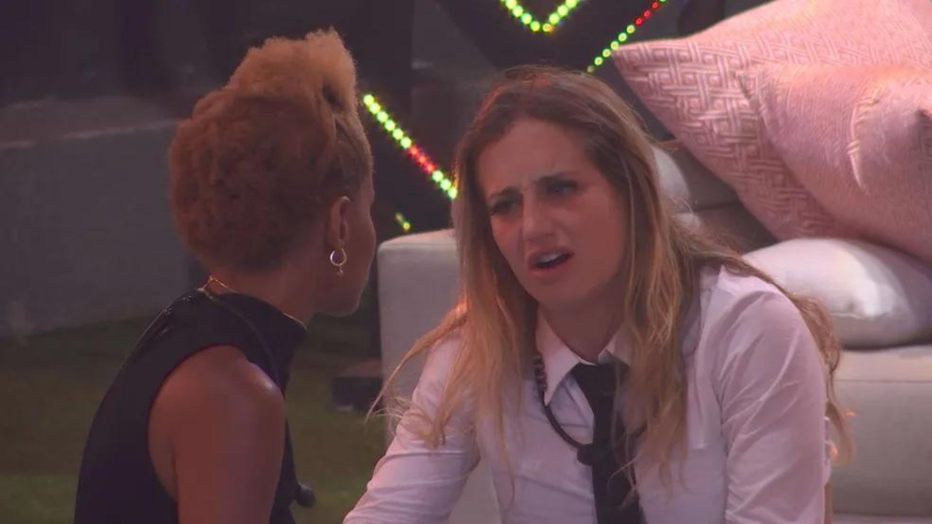 Aline Wirley e Bruna no 'BBB 23'. Reprodução/Globoplay