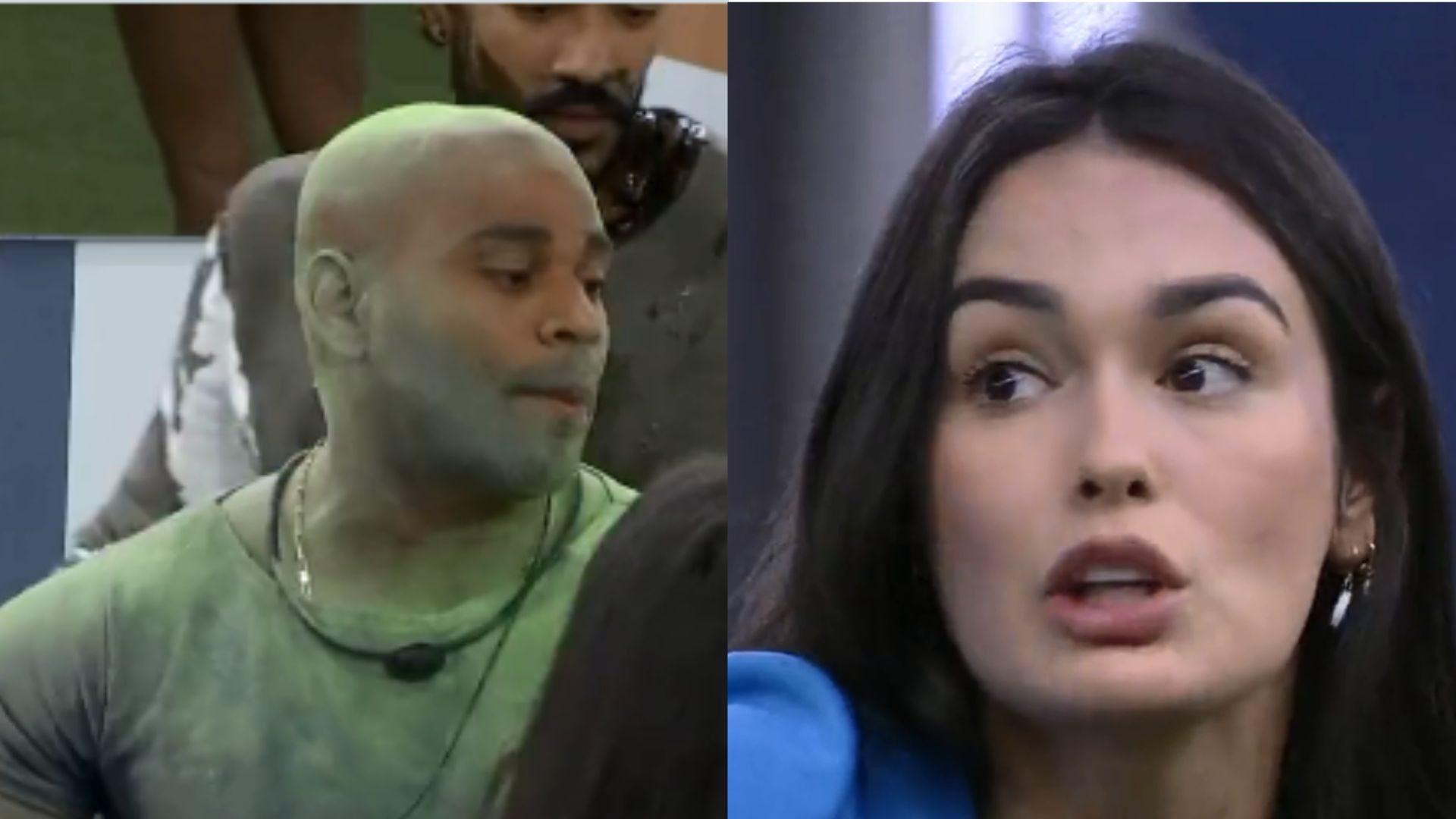 Cezar e Larissa Reprodução/TV GLOBO
