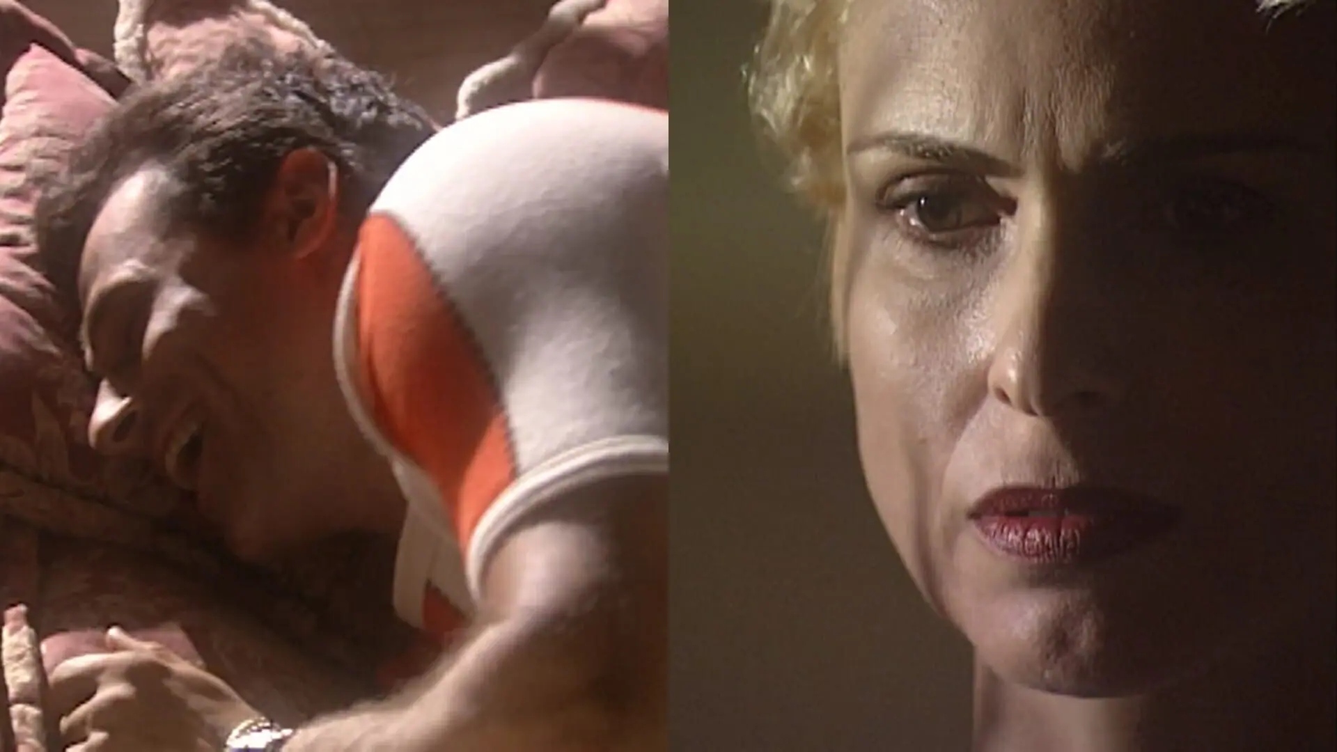 Ralf e Léia (Reprodução/Globo)